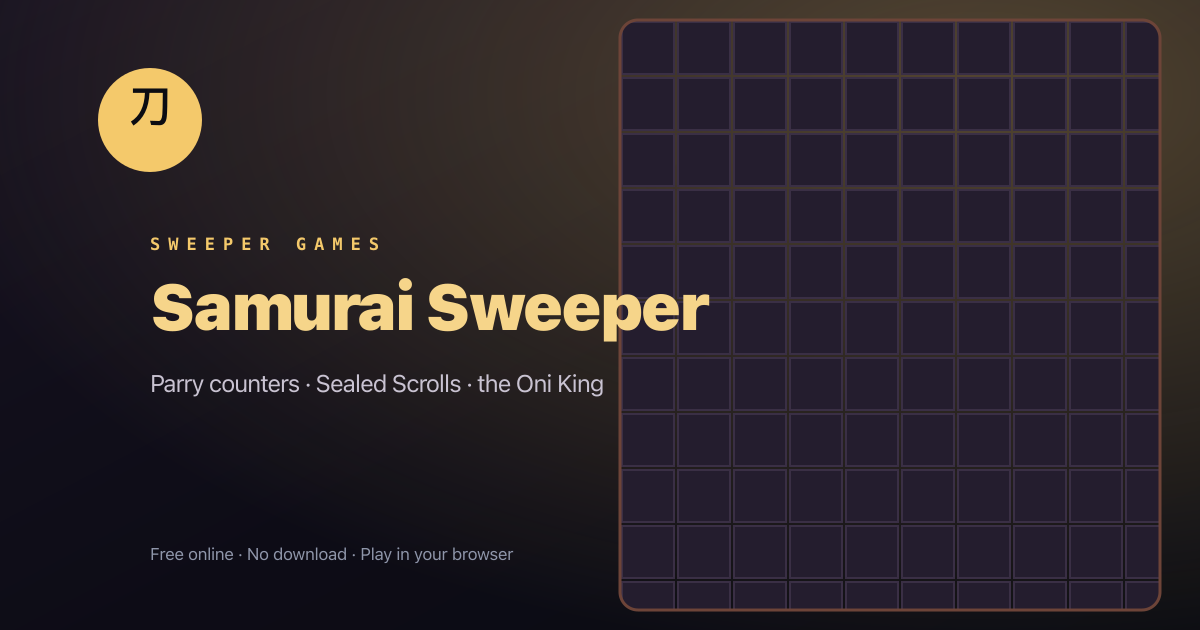 Samurai Sweeper — play free online