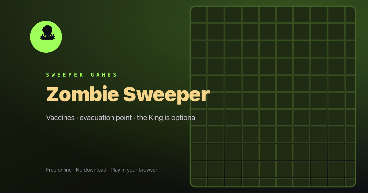 Zombie Sweeper — play free online